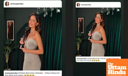 Ananya Panday’s rumoured beau cheers for her, actress call him ‘Walkie’