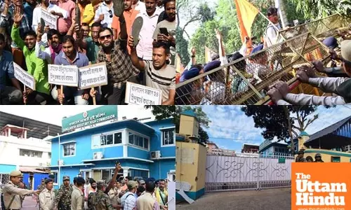 Security breach at B’desh mission in Agartala: Seven protesters detained, 3 cops suspended
