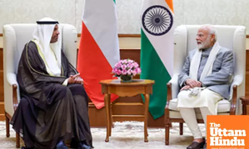 New Delhi: Prime Minister Narendra Modi meets Kuwaits Foreign Minister Abdullah Ali Al-Yahya