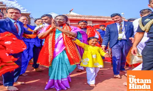 Puri: President Droupadi Murmu visits Shree Jagannath Temple
