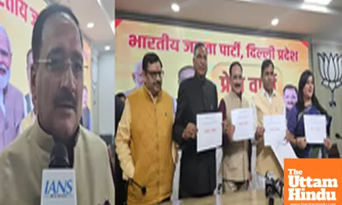 BJP launches signature campaign, missed call initiative for Ayushman Bharat in Delhi