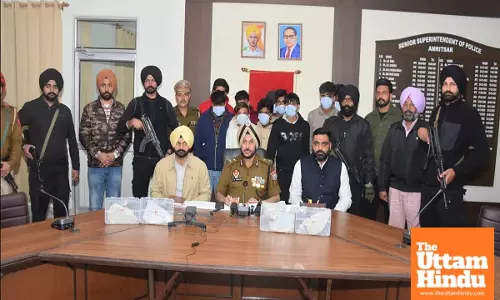 Punjab Police Foils Grenade Attack, Arrests 10 Pak-Backed Terrorists, Seizes Weapons and Drone