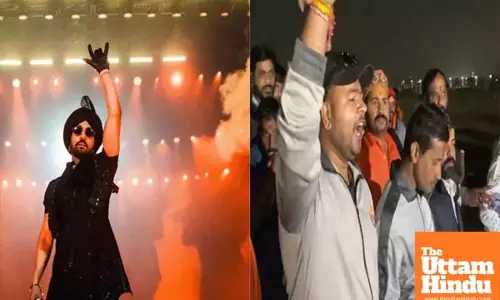 Diljit Dosanjh’s Indore Concert Disrupted by Bajrang Dal Over Alleged Alcohol and Meat Distribution