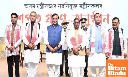 Portfolio distribution among new ministers in Assam today