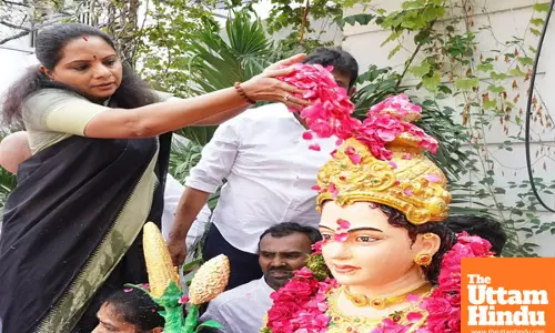 Telangana Thallis statue installed in Secretariat unacceptable: Kavitha