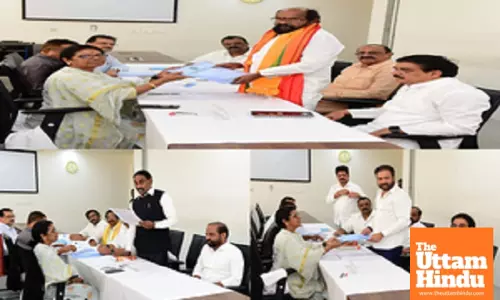 NDA candidates for bypolls to 3 RS seats in Andhra Pradesh file nomination