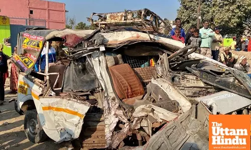 Six Killed, Including Three Children, in Tragic Truck-Van Collision in Hathras