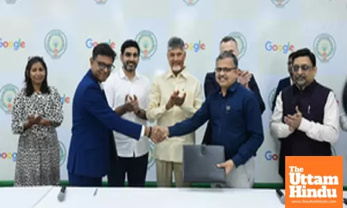 Andhra CM discusses potential collaboration with Google team