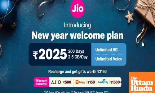 Jio Launches Exclusive New Year Welcome Plan for ₹2025: Unlimited 5G, 500GB Data, Partner Coupons Worth ₹2150