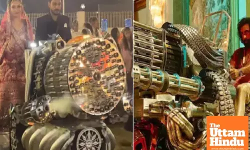 Wedding Goes Animal: Couple’s Machine Gun Entrance Goes Viral