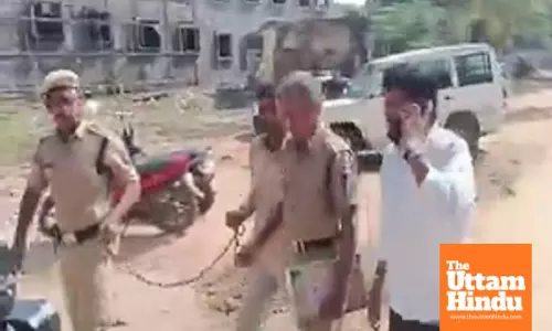 Lagacharla farmer taken to hospital in handcuffs, Telangana CM orders probe