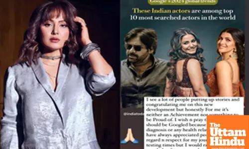 Hina Khan on top most searched actors: Neither an achievement nor    something to be proud of