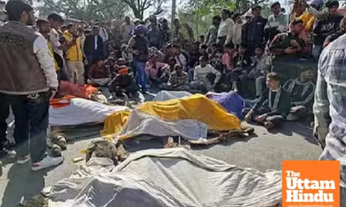 Mathura in Uproar: 40 Cow Skeletons Found, Locals Block Road in Protest