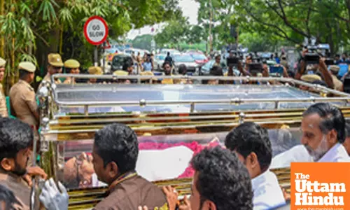 Chennai: Mortal remains of former Tamil Nadu Congress Committee (TNCC) Chief and former Union Minister E.V.K.S. Elangovan