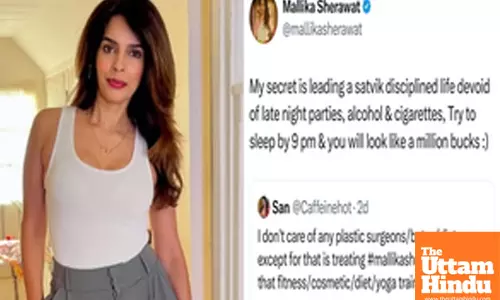 Mallika reveals the secret to her million bucks look