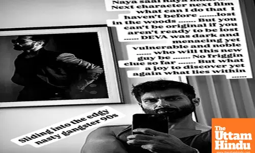 Its prep time for Shahid as he is all set to play edgy 90s gangster’