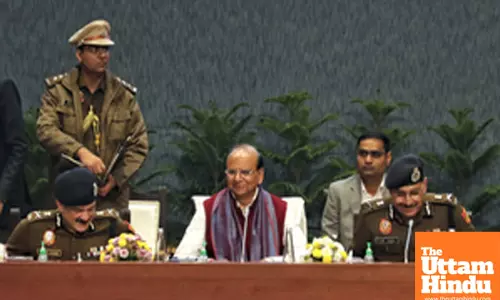 New Delhi: Delhi LG and Police Commissioner interact with senior citizens