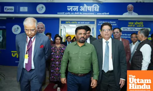 Sri Lankan President Dissanayake visits Jan Aushadhi Kendra at AIIMS in Delhi