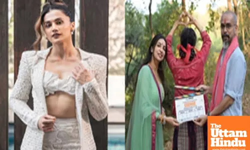 Taapsee Pannu starts shooting for action-thriller ‘Gandhari’