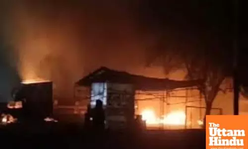 Horrible accident in Jaipur, 5 people burnt alive in CNG tanker explosion; many vehicles burnt to ashes