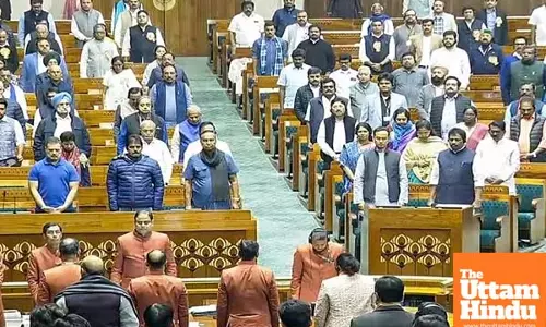 Lok Sabhas Winter Session Concludes in Chaos, Speaker Forced to Adjourn Amidst Commotion