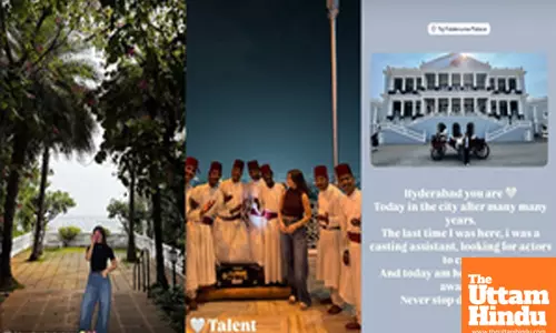 Bhumi Pednekar gives a peep into her beautiful morning in Hyderabad