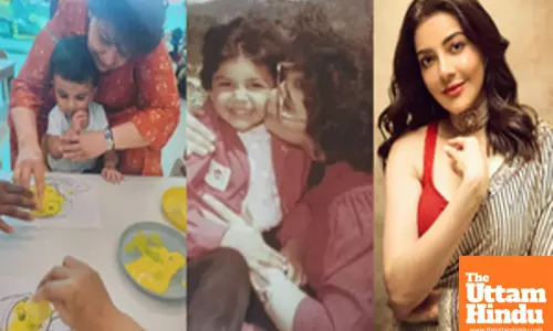 Kajal Aggarwal relives her childhood memories on her mothers birthday