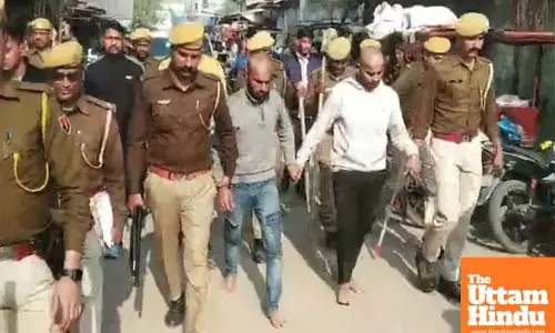 Video Goes Viral: Accused in Stabbing Incident Paraded with Shaved Heads Following Police Action Over Instagram Feud