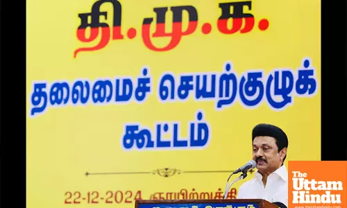 DMK adopts resolution condemning Amit Shahs remarks on Ambedkar
