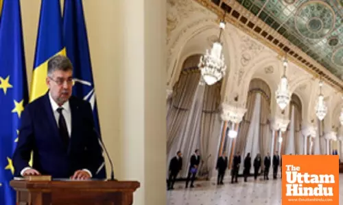 Romanias new coalition government sworn in