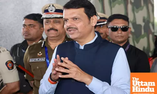 Congress doing politics in the name of Ambedkar, alleges Fadnavis