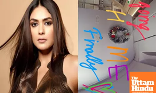 Mrunal Thakur is ‘finally’ on her way back ‘home’