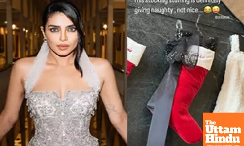 Priyanka Chopra celebrates Christmas with ‘naughty’ stocking