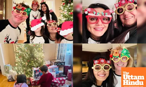 Preity Zinta shares joyful holiday moments featuring her kids