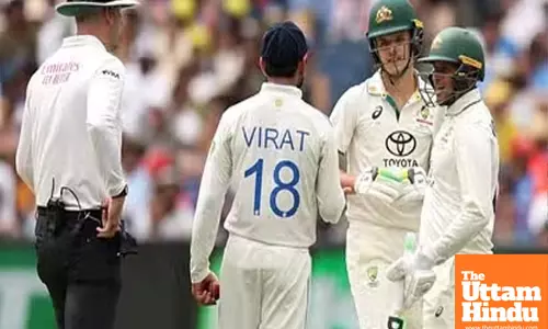 Virat Kohlis Heated Clash with Australian Batsman Shocks Fans, Gets Penalized – Watch the VIDEO