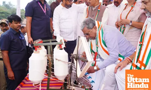 Belagavi: Karnataka Chief Minister Siddaramaiah at the inauguration of the Mahatma Gandhi Museum
