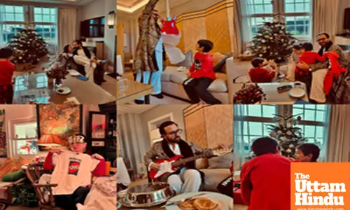 Kareena, Saif surprise Taimur with special musical gift on Christmas
