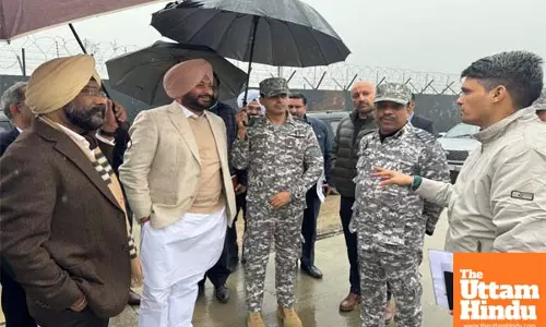 Union Minister Ravneet Singh Bittu Reviews Progress on Halwara International Airport