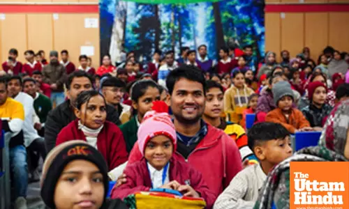 New Delhi: Students with their guardians attends a Mega PTM
