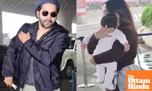 Varun Dhawan jets off with wife Natasha, daughter to ring in New Year
