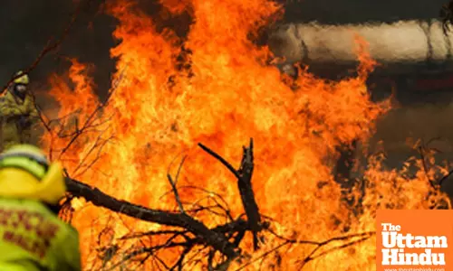 Three homes destroyed in major bushfire in Australia