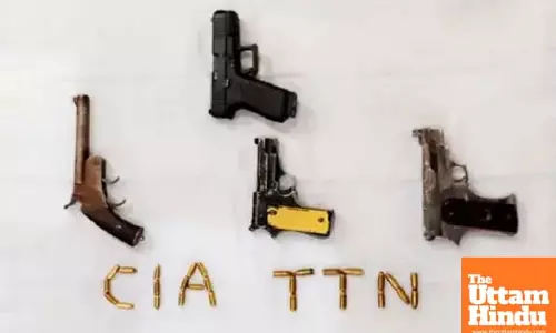 Punjab: 5 associates of gangsters Jaggu Bhagwanpuria and Amrit Baath arrested, 4 weapons including American made pistol recovered