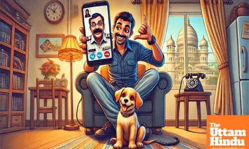 Yeh lijiye, sir. Aagya main camera ke saamne: Mumbai Man Outsmarts Scammer Cop with Puppy in Viral Hit: WATCH