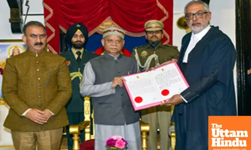 Shimla: Justice Sandhawalia Takes Oath as Himachal Pradesh Chief Justice