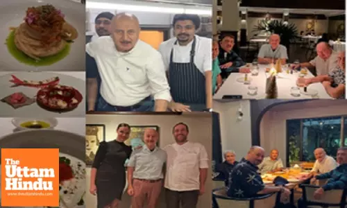Anupam Kher enjoys fusion flavours on his Thailand trip