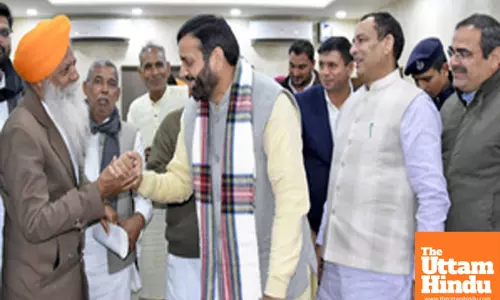 Chandigarh: Haryana Chief Minister Nayab Singh Saini holds a meeting with the leaders of various farmer organizations