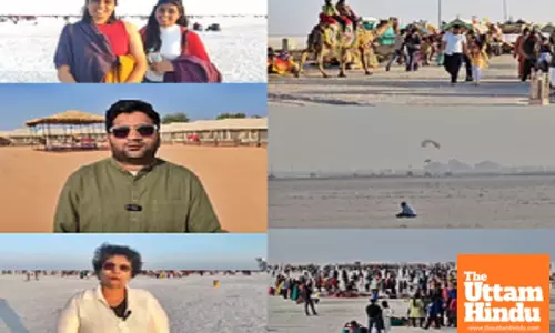 Tourists flock Gujarats Kutch for Rann Utsav ahead of New Year, following PM Modis appeal