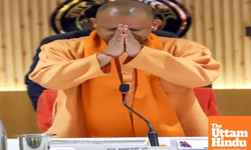 Prayagraj: Uttar Pradesh Chief Minister Yogi Adityanath chairs a meeting with officials to review the preparations for the Maha Kumbh Mela 2025