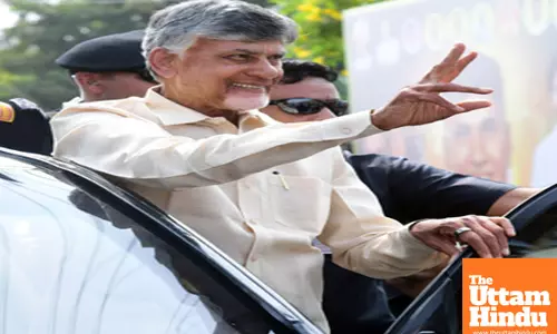 Palnadu: Chief Minister Nara Chandrababu Naidu during the distribution of pensions to beneficiaries in Yallamanda village