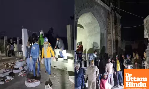 Muslim community voluntarily demolishing mosque in UP city: find out the reason behind it.